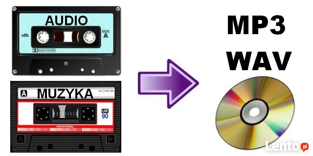 Przegrywanie kaset magnetofonowych na płyty CD lub do MP3