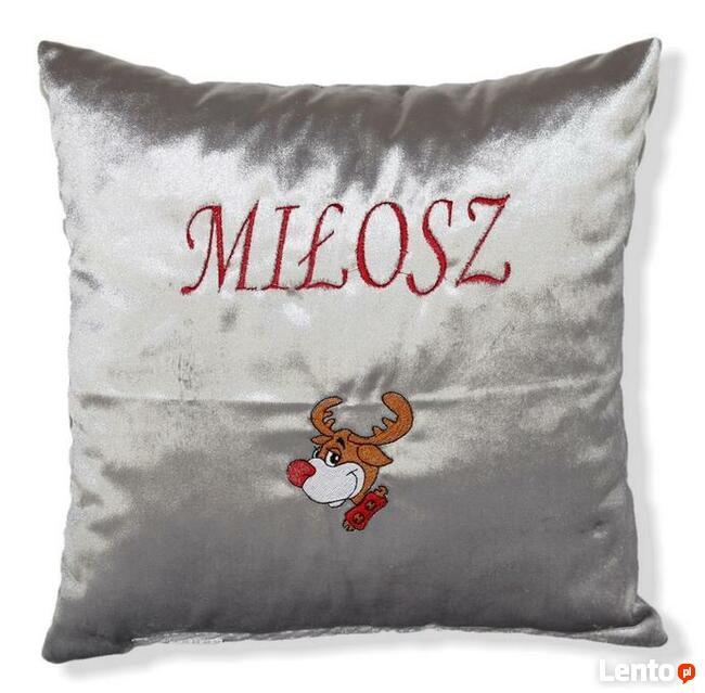 Prezent Poduszka dla Dziecka z imieniem na Święta Mikołajki