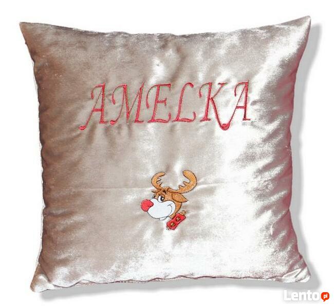 Prezent Poduszka dla Dziecka z imieniem na Święta Mikołajki
