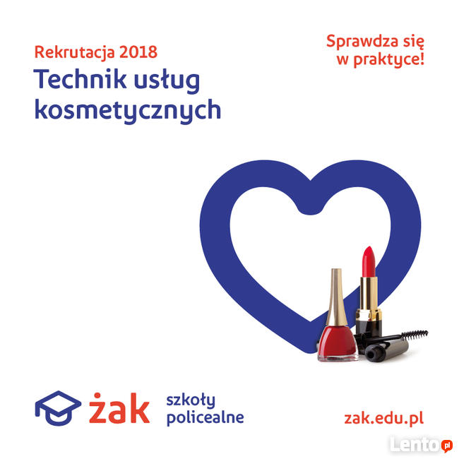 Technik usług kosmetycznych - zapisz się online