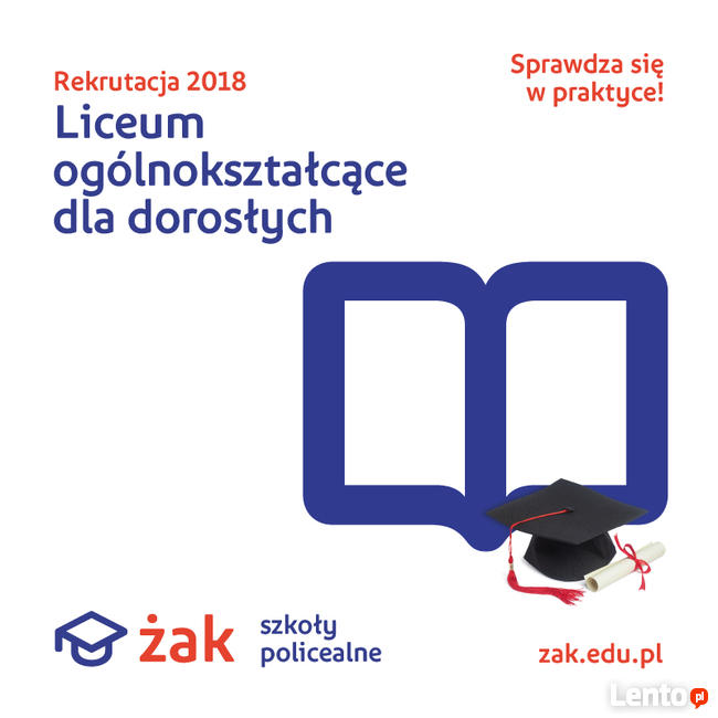 Liceum Ogólnokształcące dla dorosłych -zapisz się online