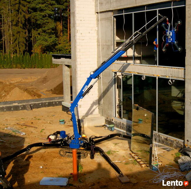 Mini żuraw, na podwoziu gąsienicowym jak maeda zasięg 13 m.!