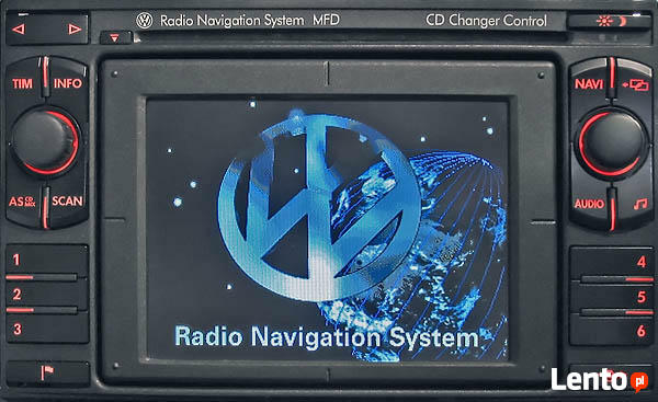 Aktualizacja map mapy polskie menu Volswagen Passat Touareg