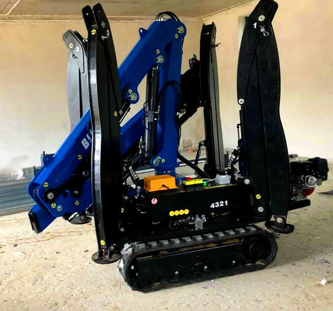 Mini żuraw, na podwoziu gąsienicowym jak maeda zasięg 13 m.!