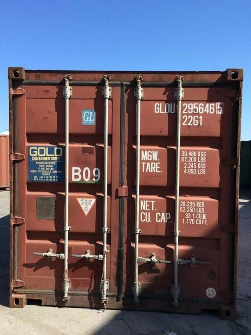 Kontener morski magazynowy budowlany 20 DV używany – TS-CONT