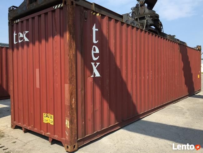 Kontener morski magazynowy budowlany 40 HC używany – TS-CONT