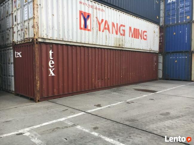 Kontener morski magazynowy budowlany 40 DV używany – TS-CONT