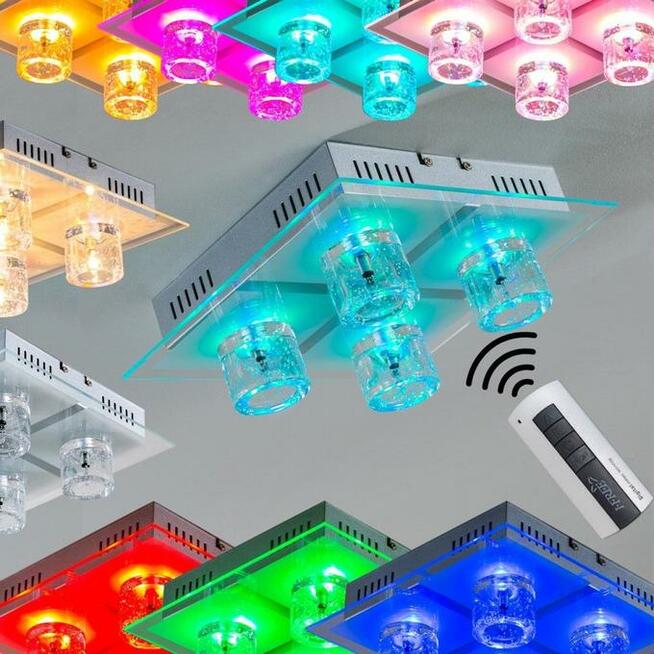 Lampa Sterowana Pilotem LED/RGB Leuchten Direkt