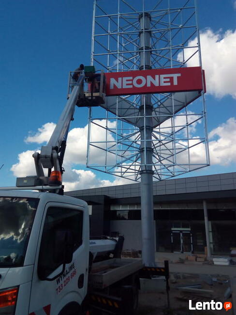 Wynajem podnosnika - zwyzki 20m.