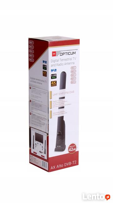 ANTENA pokojowa z wbudowanym zasilaczem OPTICUM ALTO Kielce