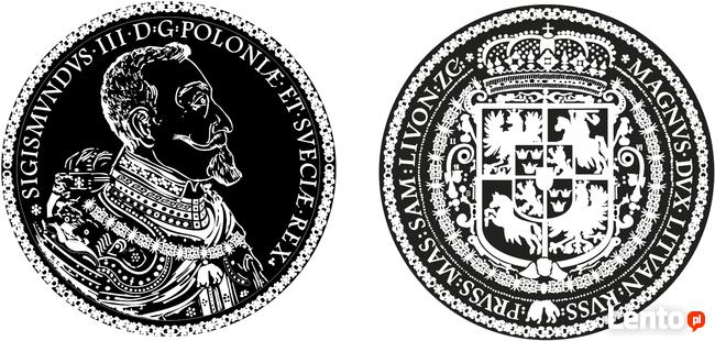 Formy do wypieku monety 100 dukatów Zygmunta III Wazy