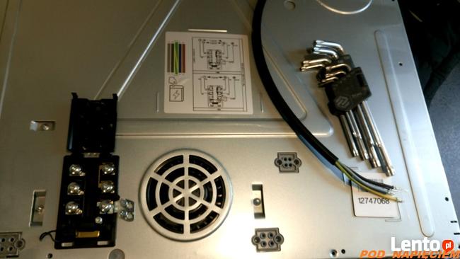 Podłączenie płyty indukcyjnej z podbiciem karty gwarancyjnej