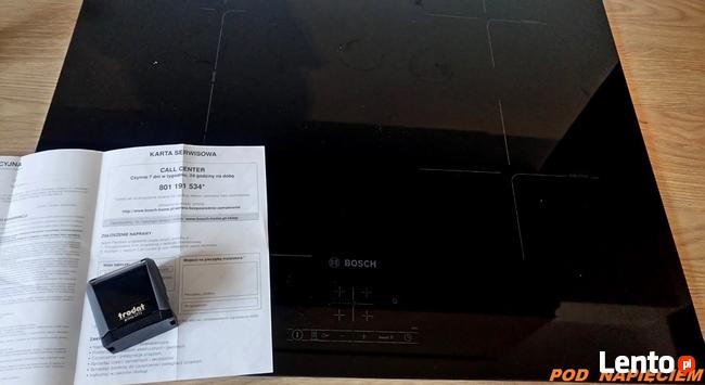 Podłączenie płyty indukcyjnej z podbiciem karty gwarancyjnej