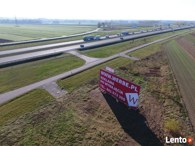 Nośnik Reklama do wynajęcia przy A2 Łódź Warszawa Megaboard