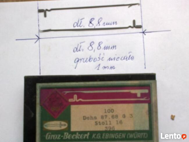 Igły do maszyn dziewiarskich - Sprzedam