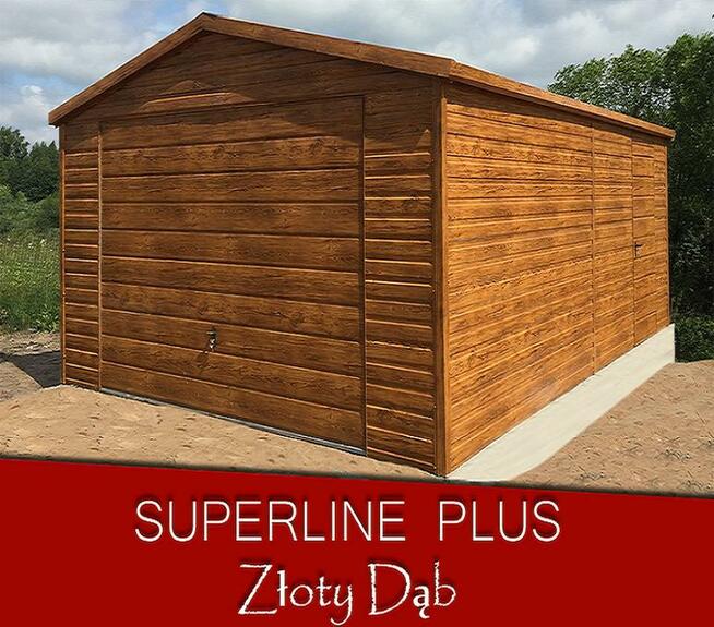 Garaż 4mx5m,ocynk, brama dwuskrzydłowa, spad do tyłu