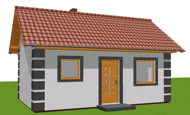 Projekt domu ZG1 - na zgłoszenie (bez pozwolenia)