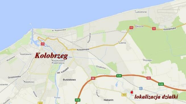 Działka Kołobrzeg Stramnica