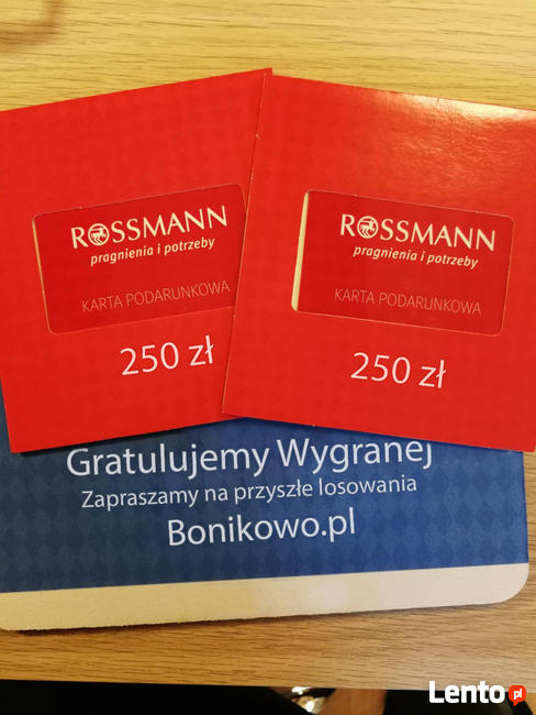 Archiwalne Karta Podarunkowa Rossmann Warszawa