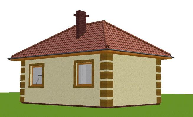 Projekt domu ZG2 - na zgłoszenie (bez pozwolenia)