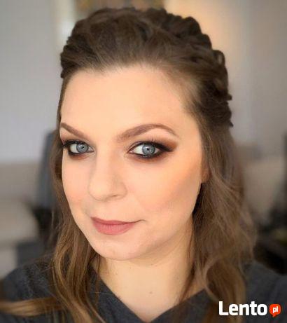 Makijaż okolicznościowy, ślubny, stylizacja włosów, upięcia