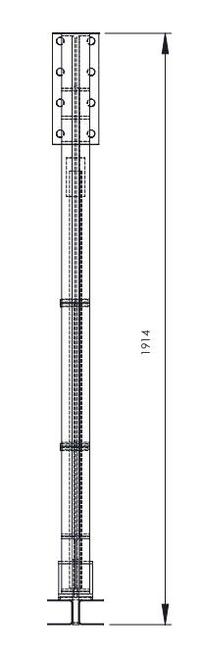 Przęsła dachowe 11,9m hala wiata w ocynku