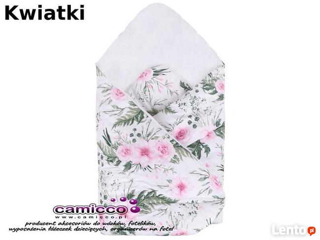 Rożek becik bawełniany 80 x 80 cm RZEP rożki beciki