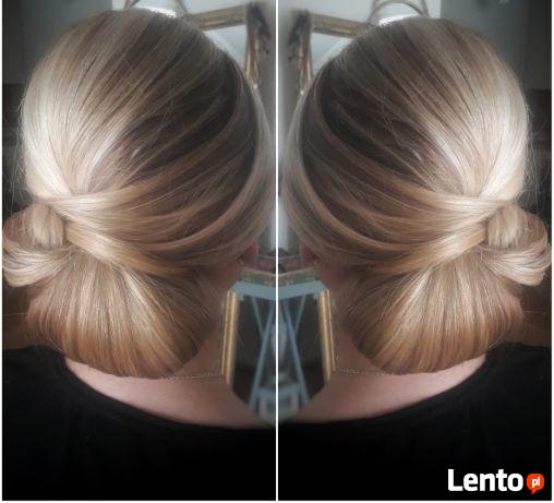 Makijaż okolicznościowy, ślubny, stylizacja włosów, upięcia