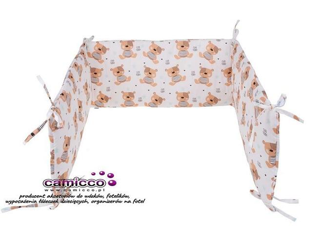 Ochraniacz na boki do łóżeczka boczki OCHRANIACZE 180 x 30