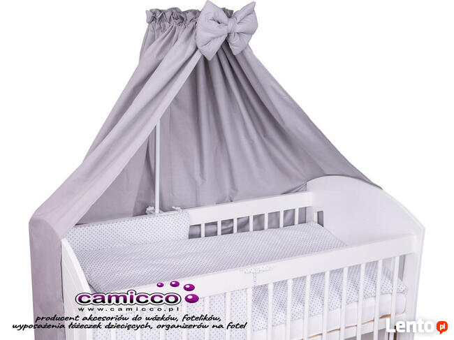 Baldachim do łóżeczka + kokardka baldachimki do łóżeczek
