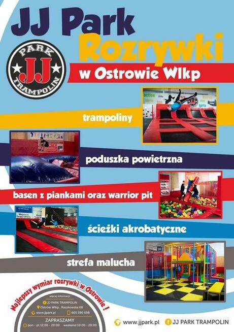 PARK TRAMPOLIN-CENTRUM ROZRYWKI OSTRÓW WLKP