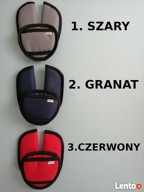 Ochraniacze OSŁONKI na pasy miękkie do fotelika wózka