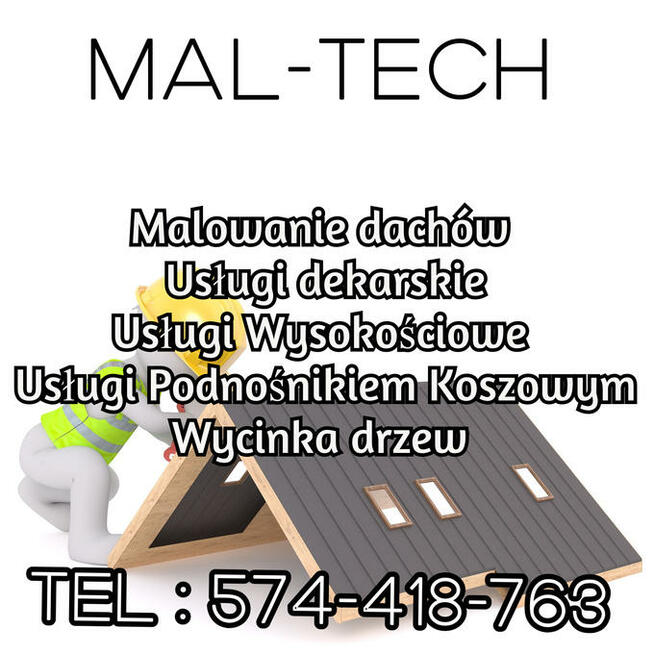 czyszczenie rynien - mycie malowanie uszczelnianie dachów