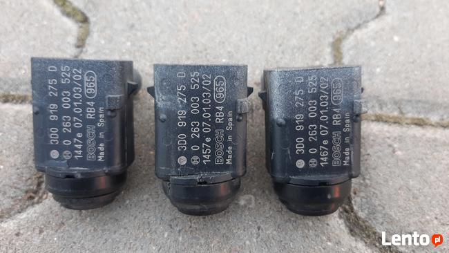 Czujniki parkowania BOSCH+Wiązka VW AUDI SKODA