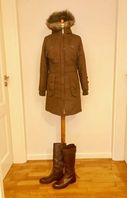 Kozaki VENEZIA - Brązowe - Skóra - Rozmiar 38