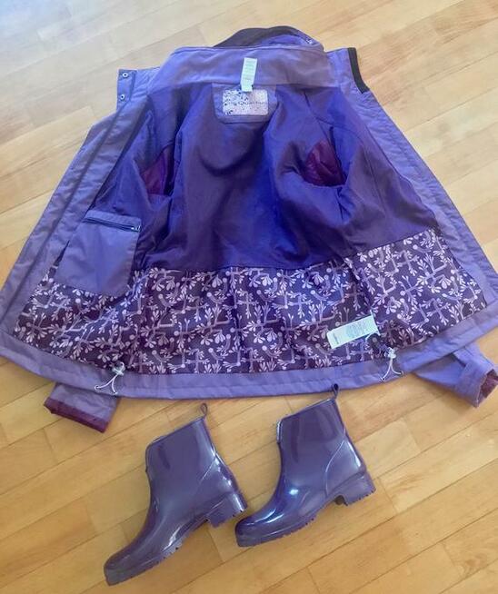 Kurtka QUECHUA Trekkingowa - Rozmiar 38 - Kolor FIOLET