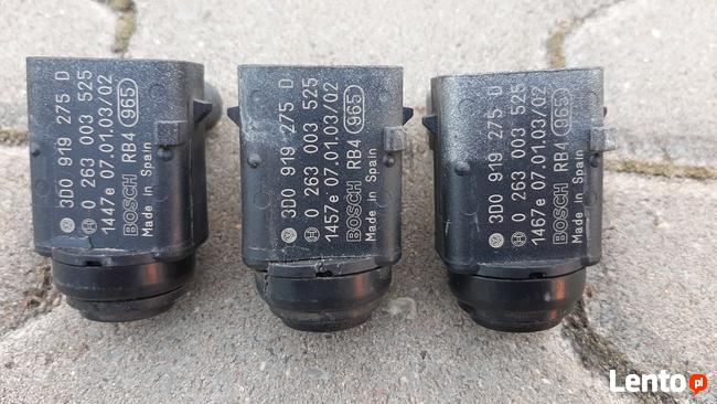 Czujniki parkowania BOSCH+Wiązka VW AUDI SKODA