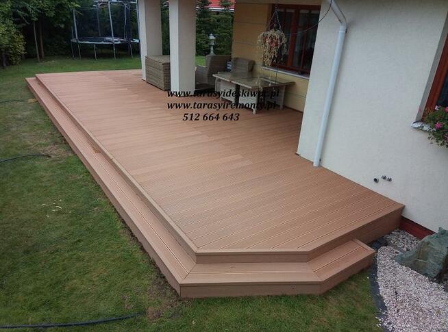 deski tarasowe kompozytowe wpc tarasy balkony montaz polska