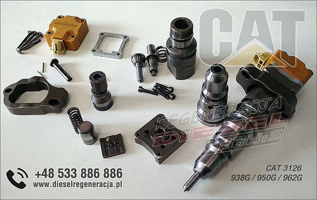 Pompowtryskiwacz CAT C7 C9 HEUI 3126 regeneracja.