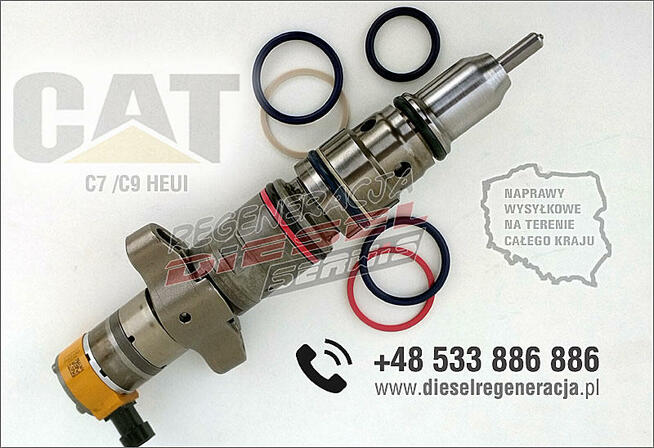 Pompowtryskiwacz CAT C7 C9 HEUI 3126 regeneracja.