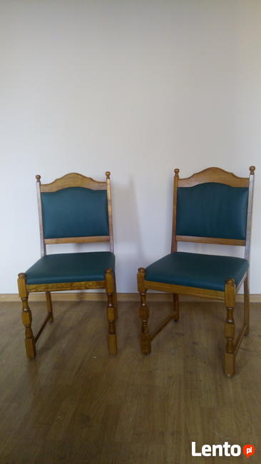 Krzesła tapicerowane 2 szt. Krzesło drewniane bdb, Meble