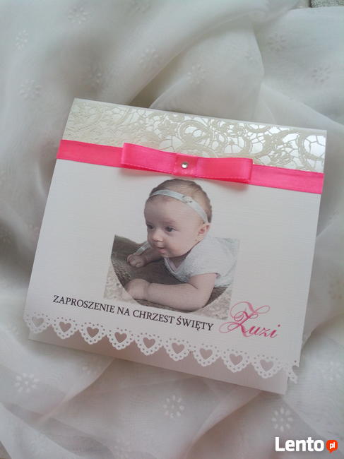 Zaproszenia chrzest