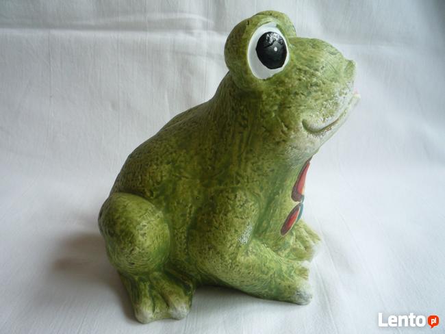 NOWA Żaba Żabka zielona figurka ceramika
