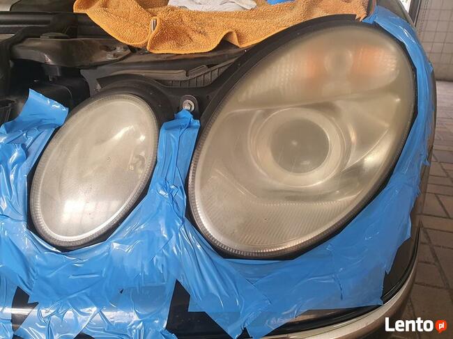 Polerowanie lamp przednich oraz polerowanie aut.TANIO.
