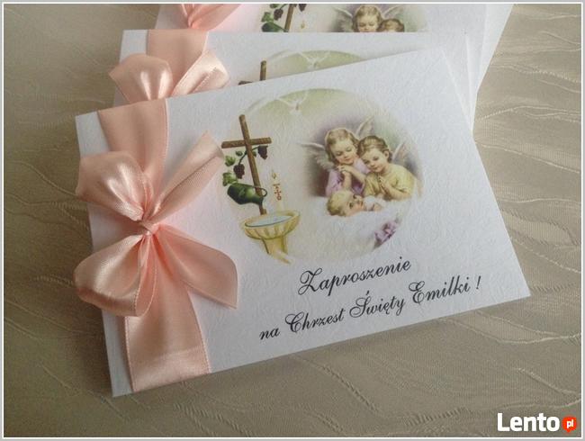 Zaproszenia chrzest