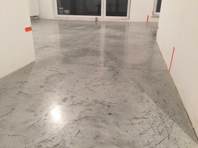 Mikrocement beton polerowany.