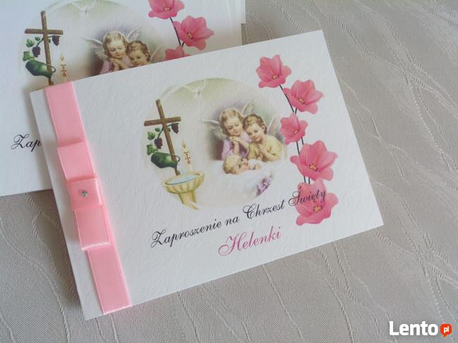 Zaproszenia chrzest