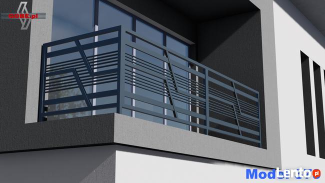 balustrady ogrodzenia bramy wjadowe metalowe przęsło panel