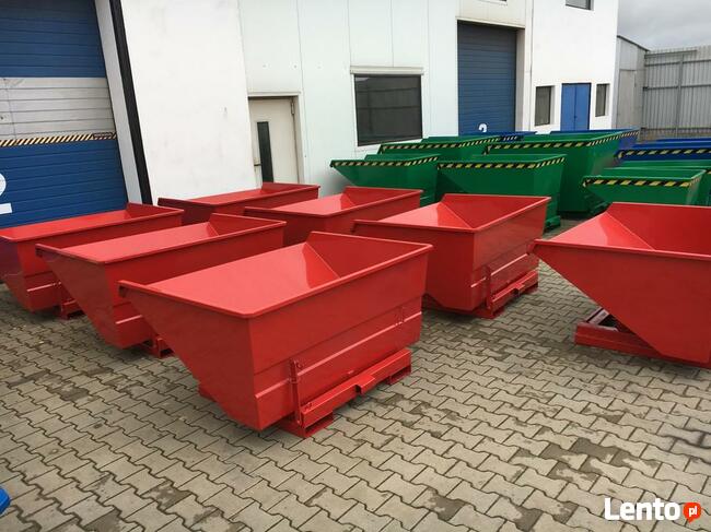 Genialny kontener samowyładowczy TK 0,8 m3, super jakość