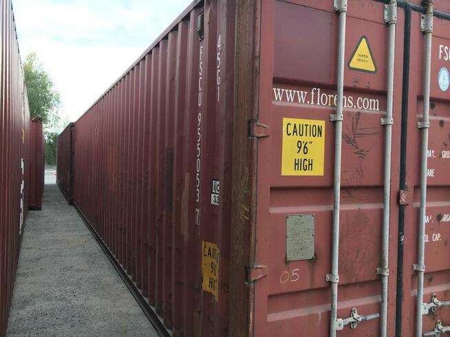 Kontener morski magazynowy 40 HC używany 12 metrowy